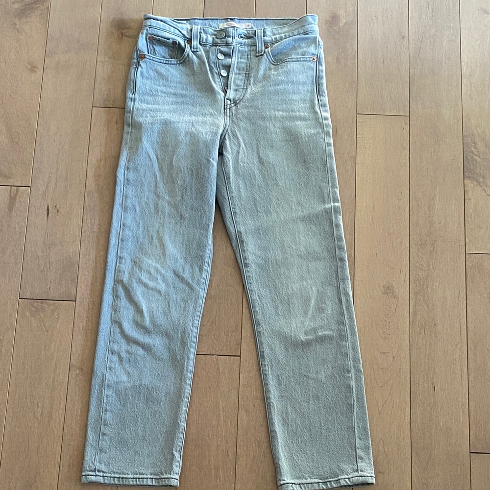 Levi's Light grey Ankle & Cropped Jeans